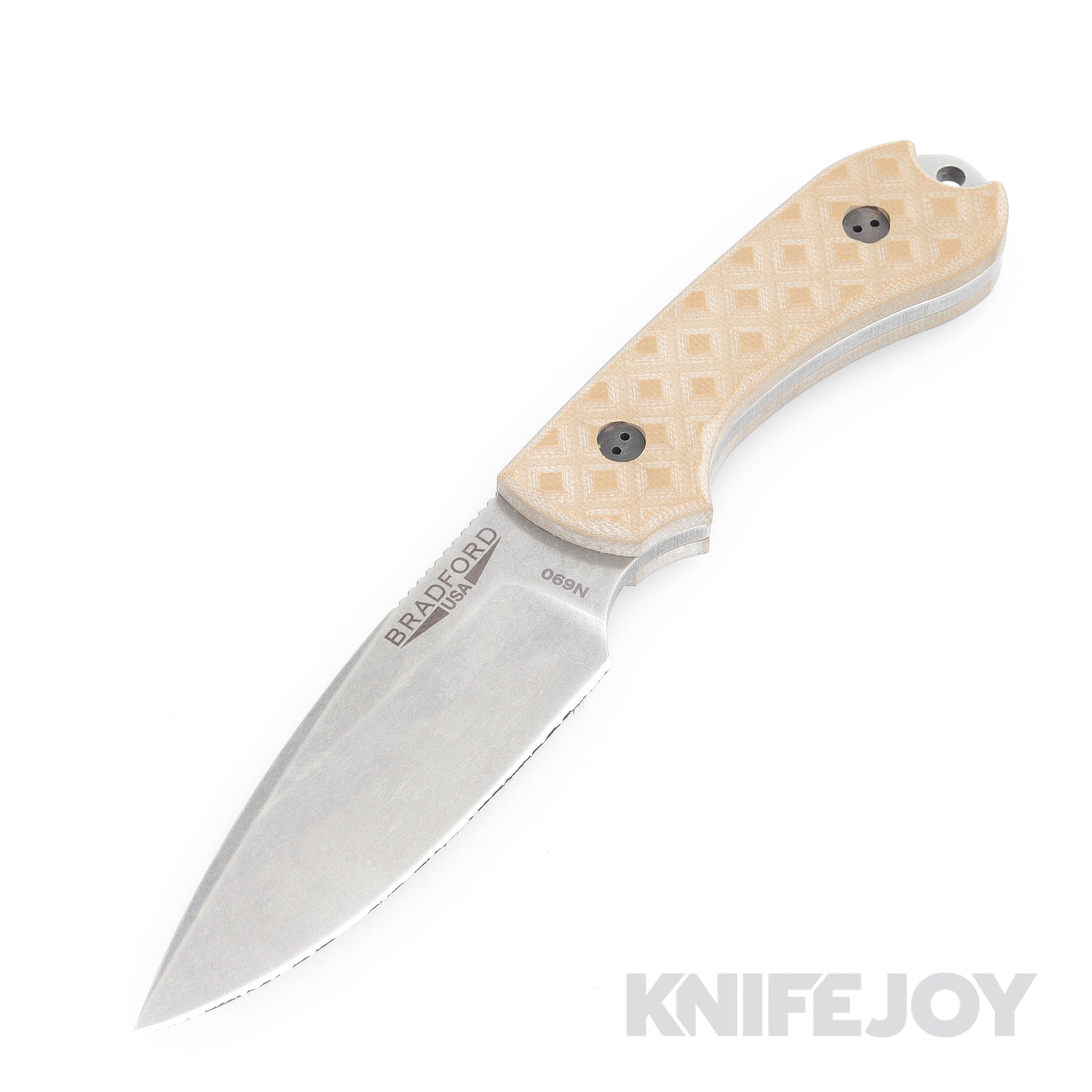 Bradford Knives BRAD3FE004 Guardian3 Stonewash Blade with Textured Coy