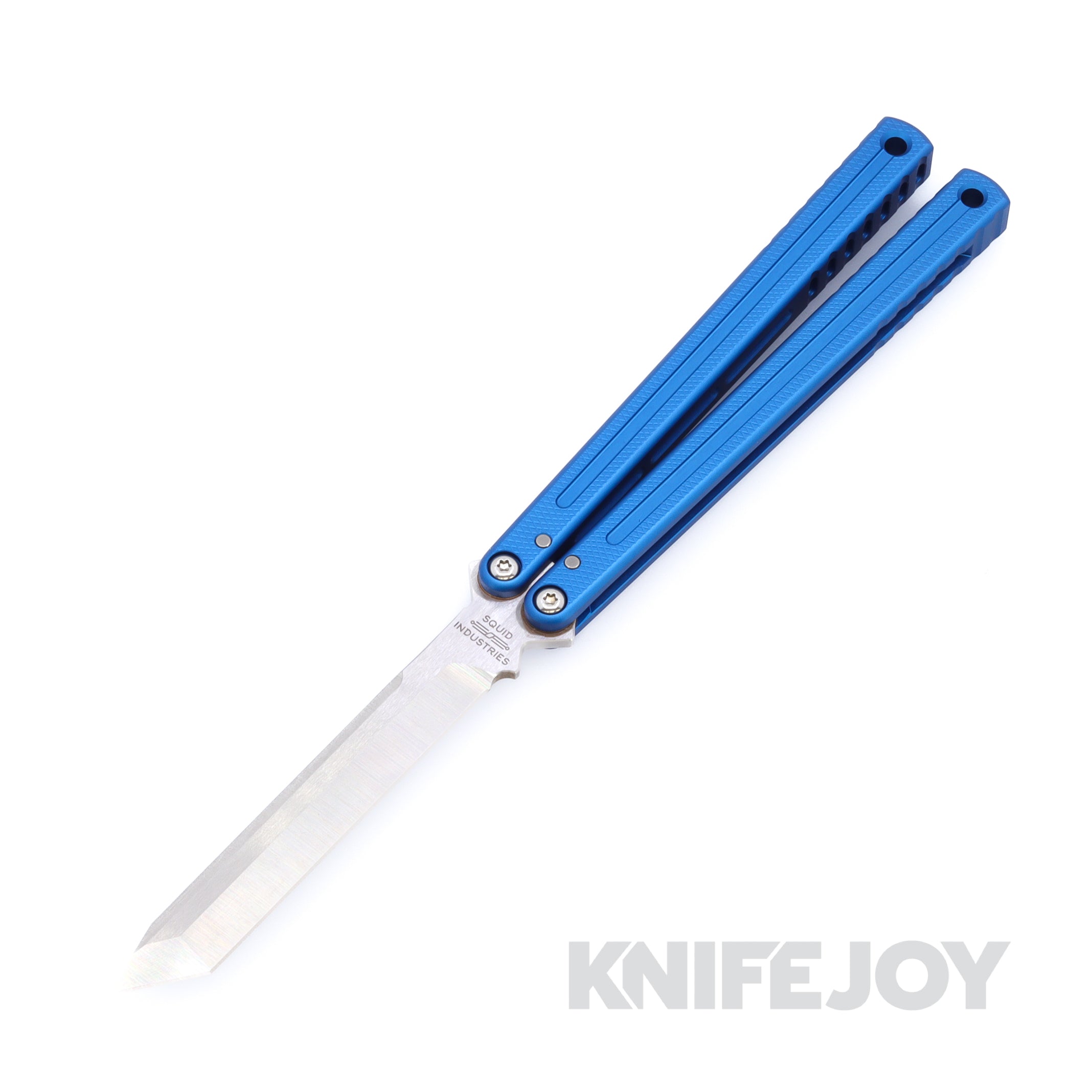 SQUID INDUSTRIES V.3.5バタフライナイフ 青 Squid Industries Knives Krake Raken V3 Glide Edition Balisong