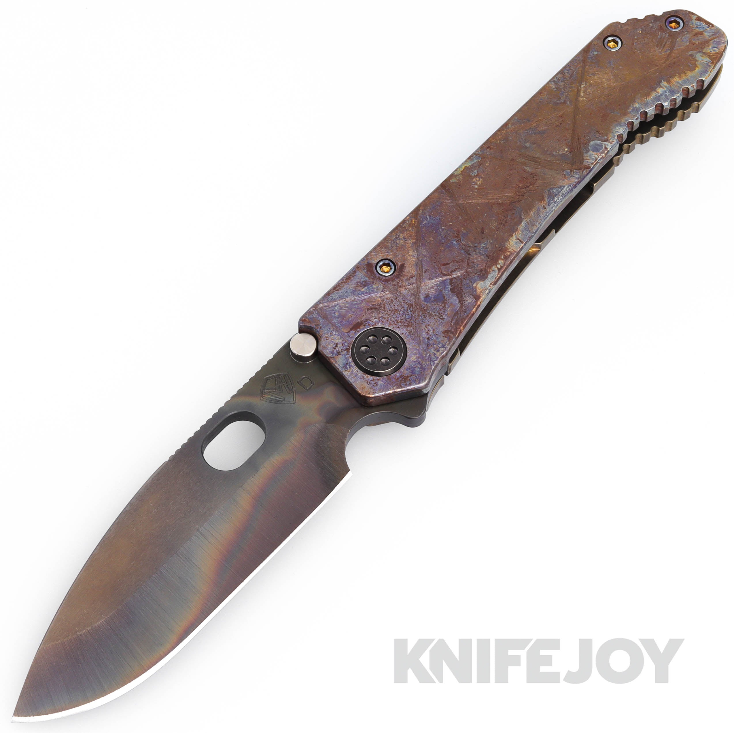 Medford Knives 187DP D2 Vulcan Drop Point Blade with Scorched