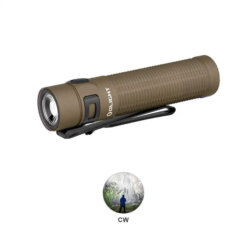 Olight O-BATON3PROMAXMANALDT Baton 3 Pro Max Magnesium Alloy Desert Ta – KnifeJoy