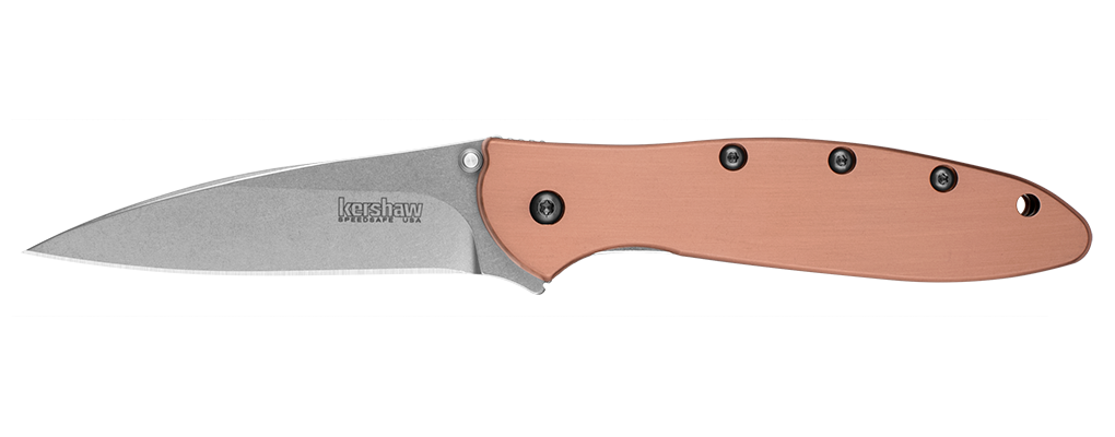 Kershaw 1660CU Leek Copper, Brushed Satin Finish – KnifeJoy