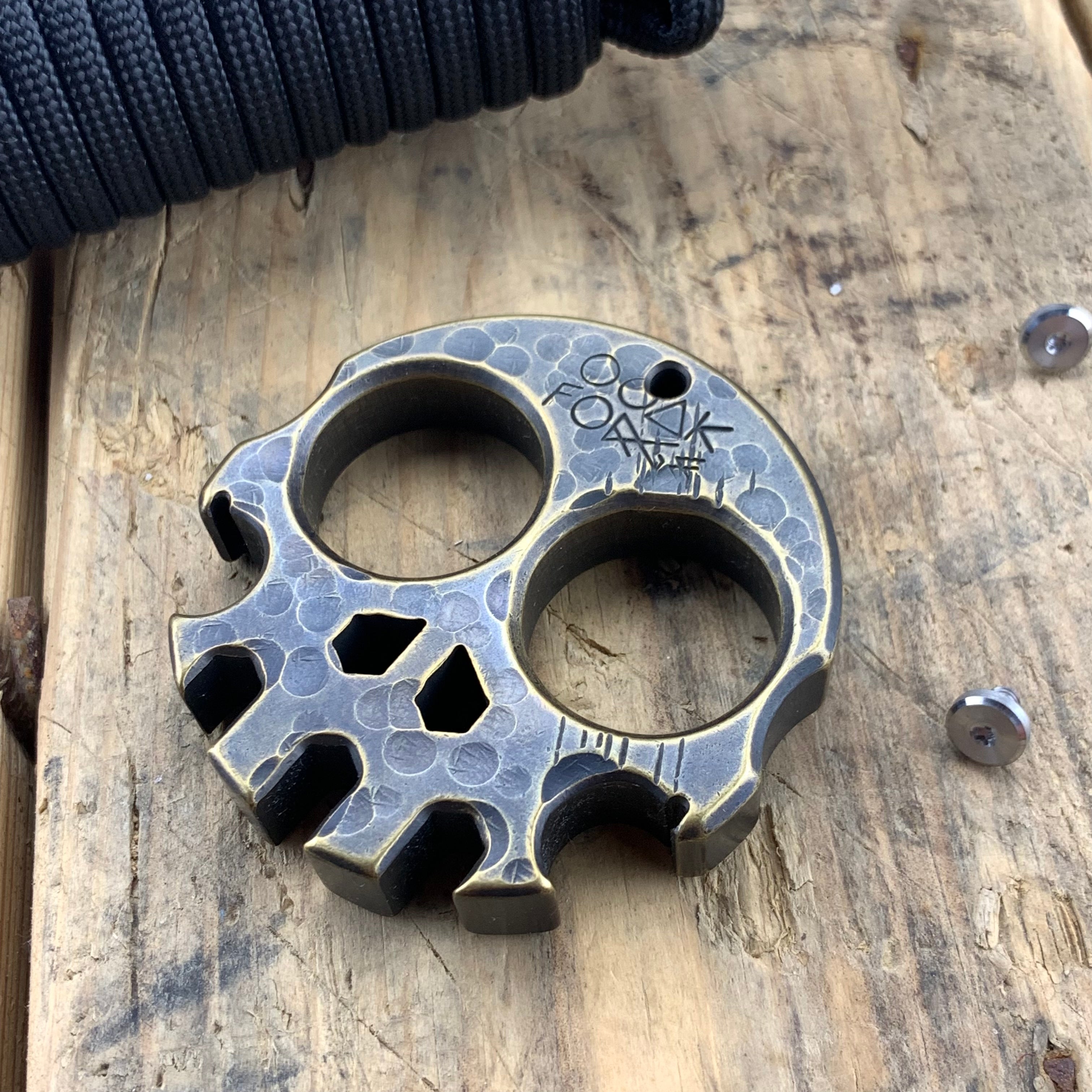 OOAK Forge Custom Full Size Skully Multi-Tool/ Brass – KnifeJoy