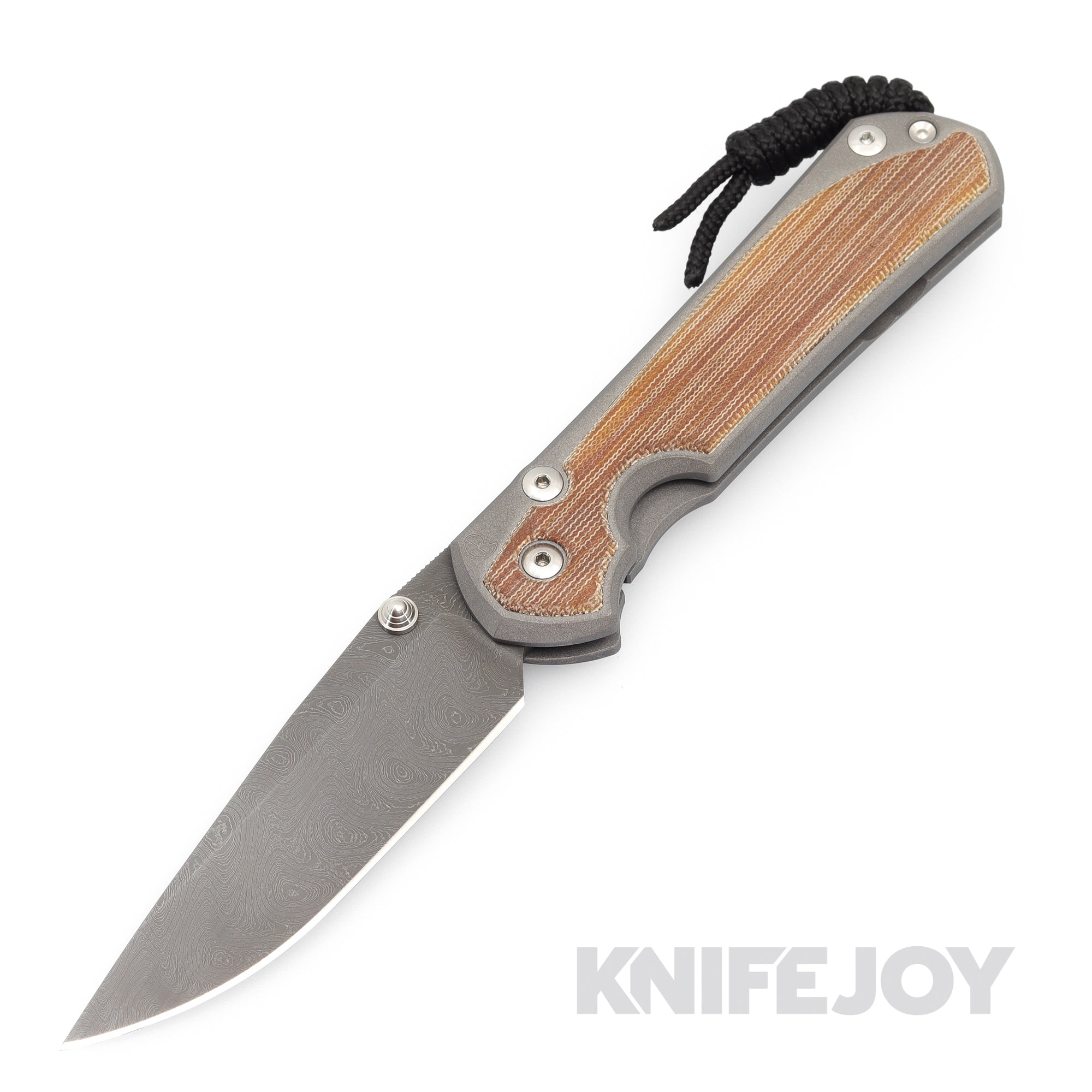 Chris Reeve Knives Large Sebenza 31 Drop Point Boomerang Damascus with