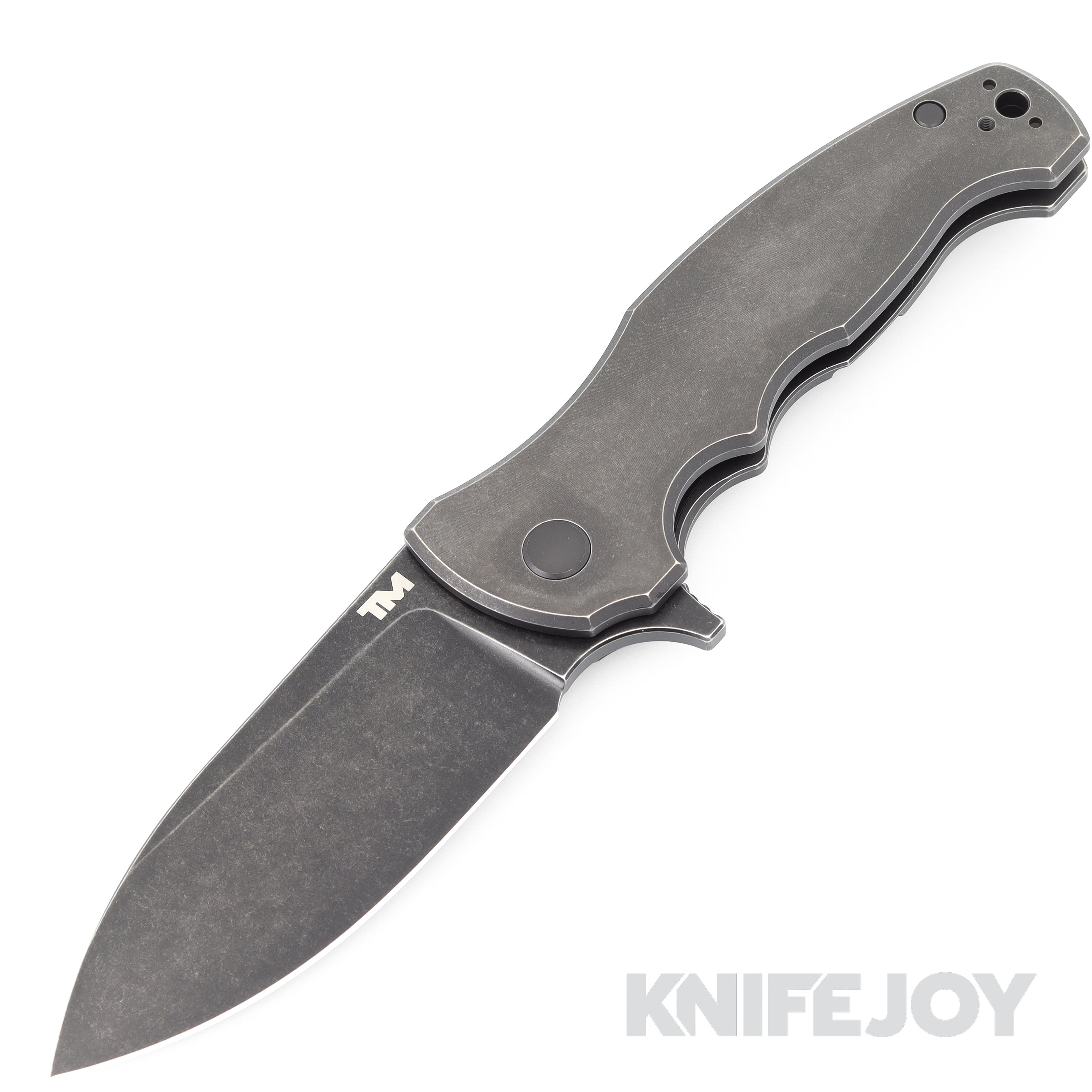 B'yond EDC River Wolf Nightmare Edition Frame Lock Black Stonewash