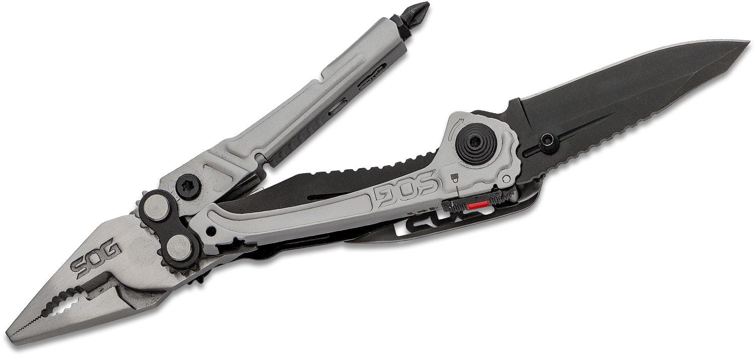 SOG 29-55-01-41 Flash MT Multi-Tool Silver/ Black 7 Tools – KnifeJoy