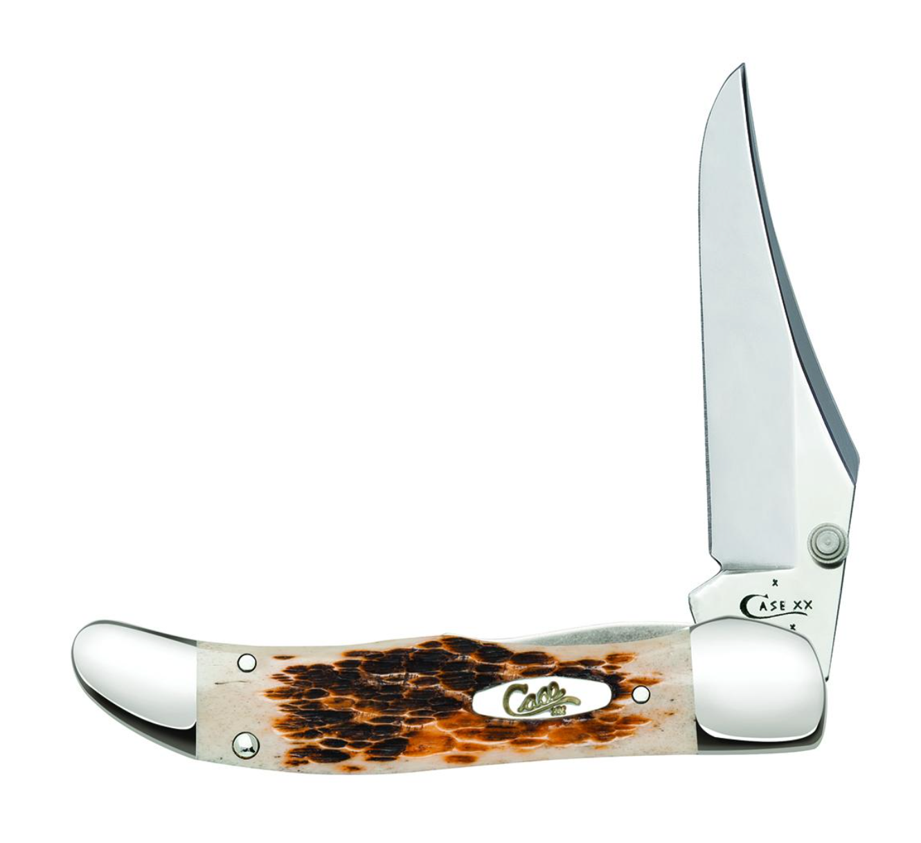 Case Kickstart® Amber Bone Peach Seed Jig Mid-Folding Hunter