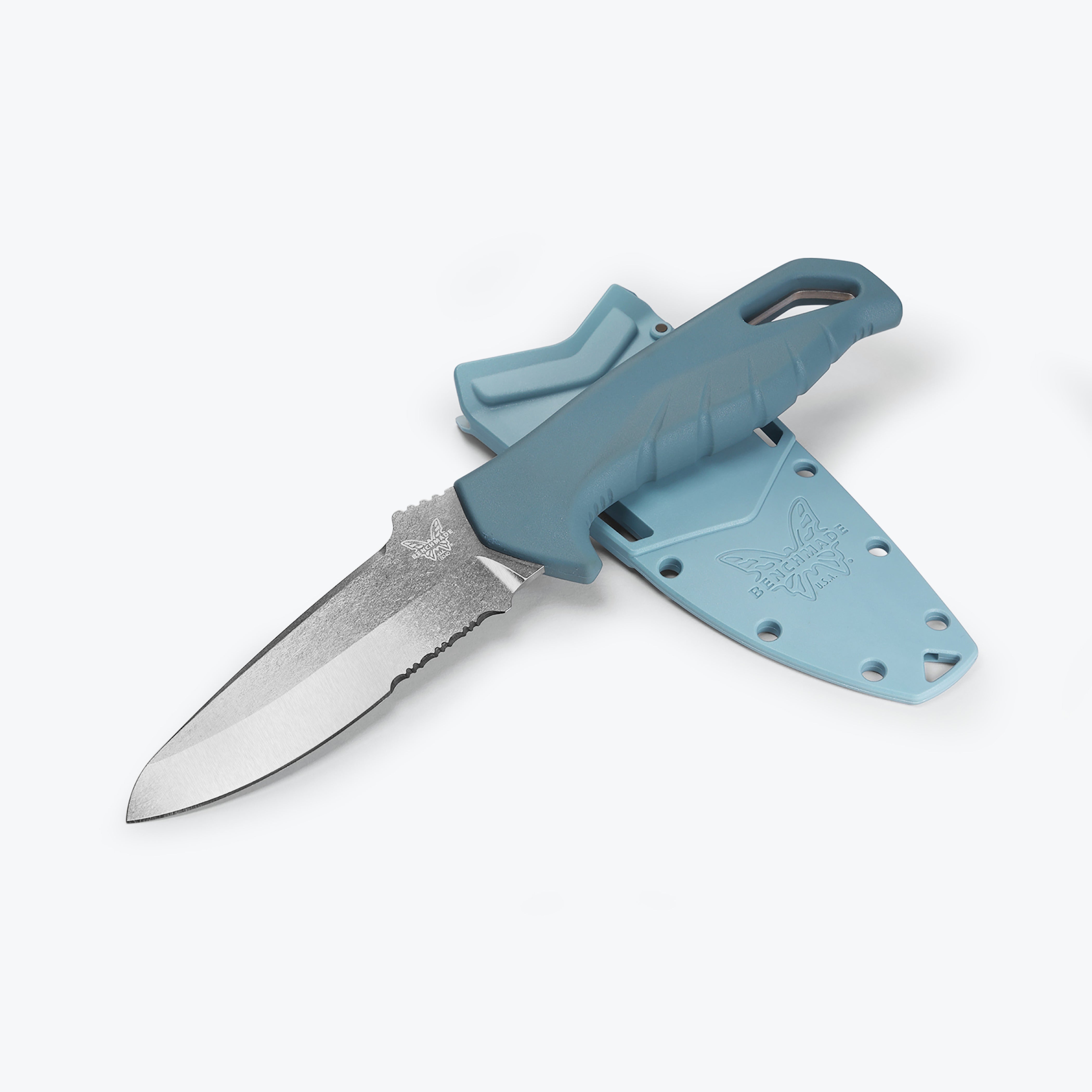 Benchmade 18040S Undercurrent Fixed Blade Sheepsfoot Stonewash CPM-Mag ...