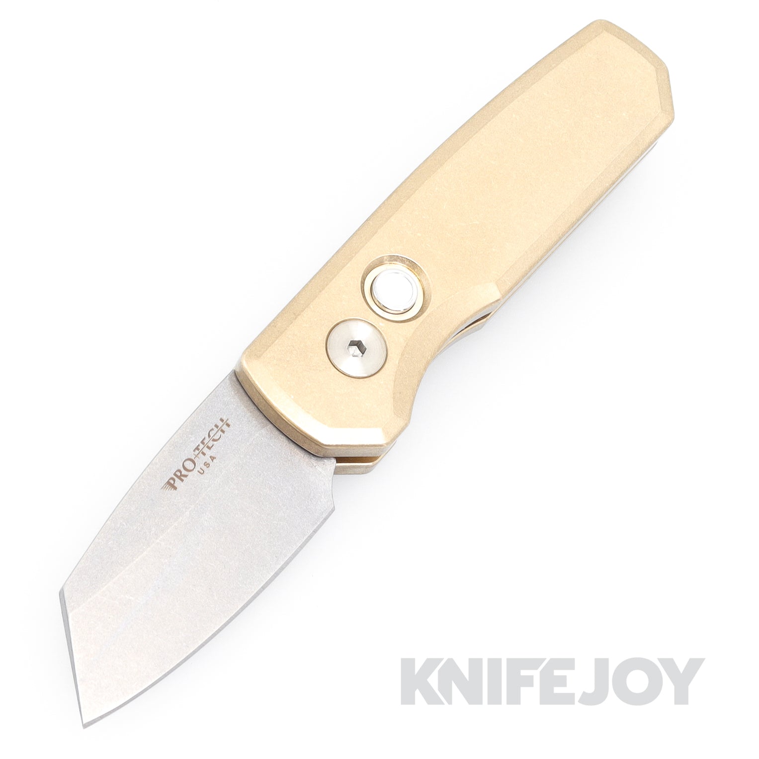 Pro Tech R095727 Pro-tech Knives R5410 Runt 5 Auto Stonewash Magnacut Reverse Tanto Bla ...