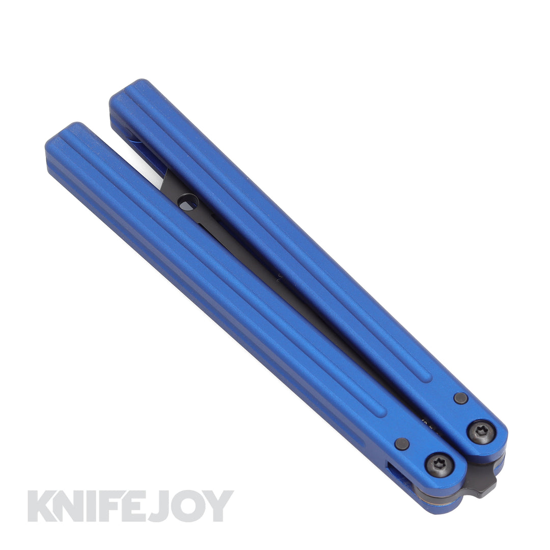 Squid Industries Knives Triton V2 Balisong Butterfly Inked Black