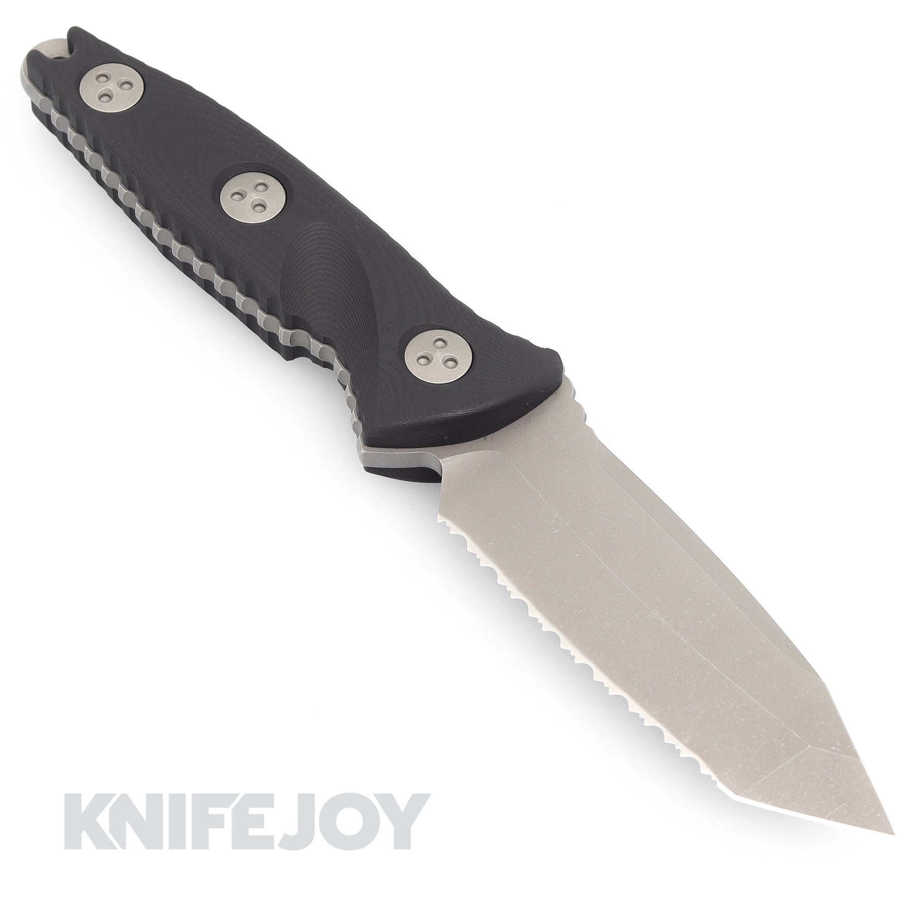 Microtech Mini Alpha MICROTECH 114M-12AP SOCOM Alpha Mini Fixed Blade Apocalyptic Full Serr ...