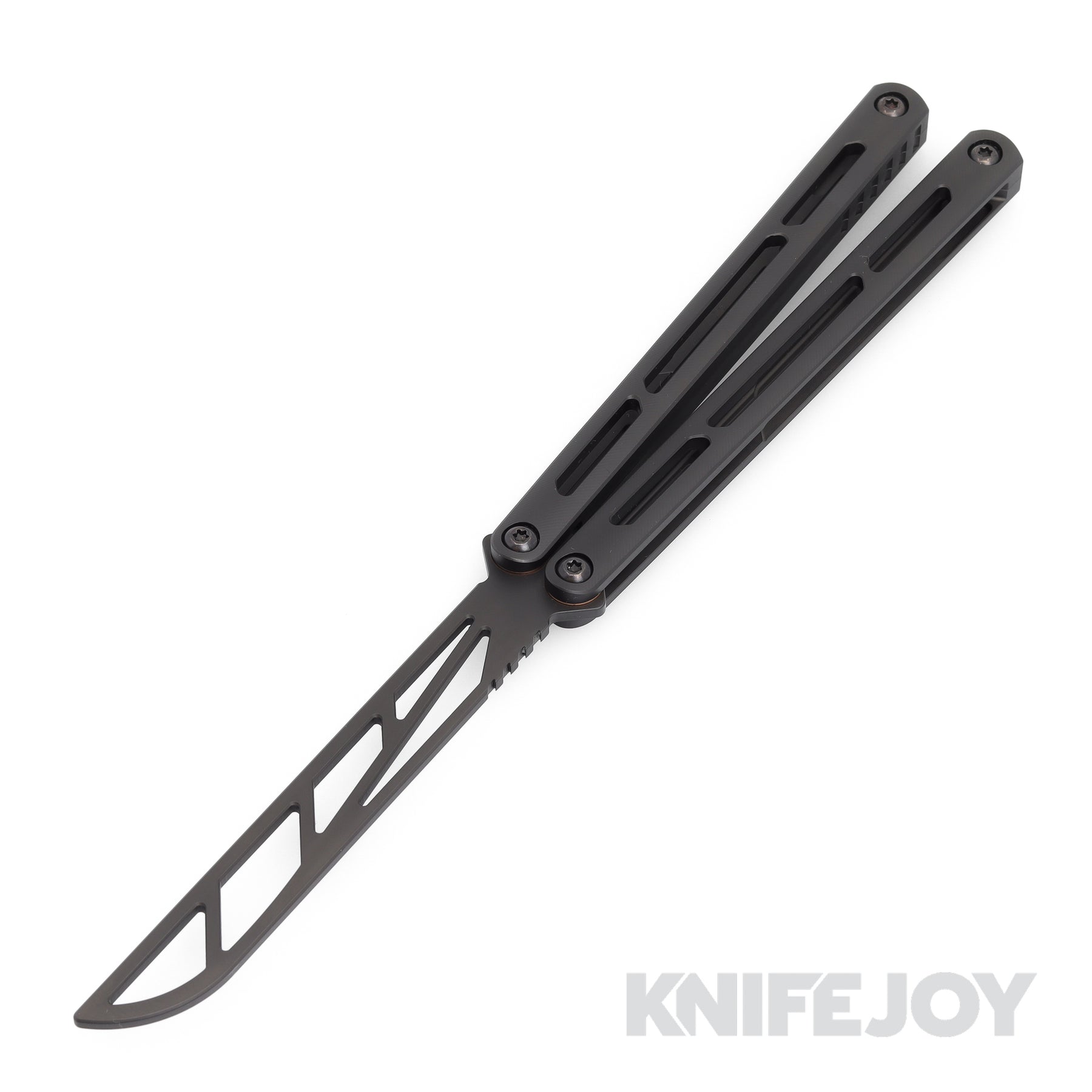 Squid Industries Knives Tsunami Trainer Balisong Butterfly Knife Stone