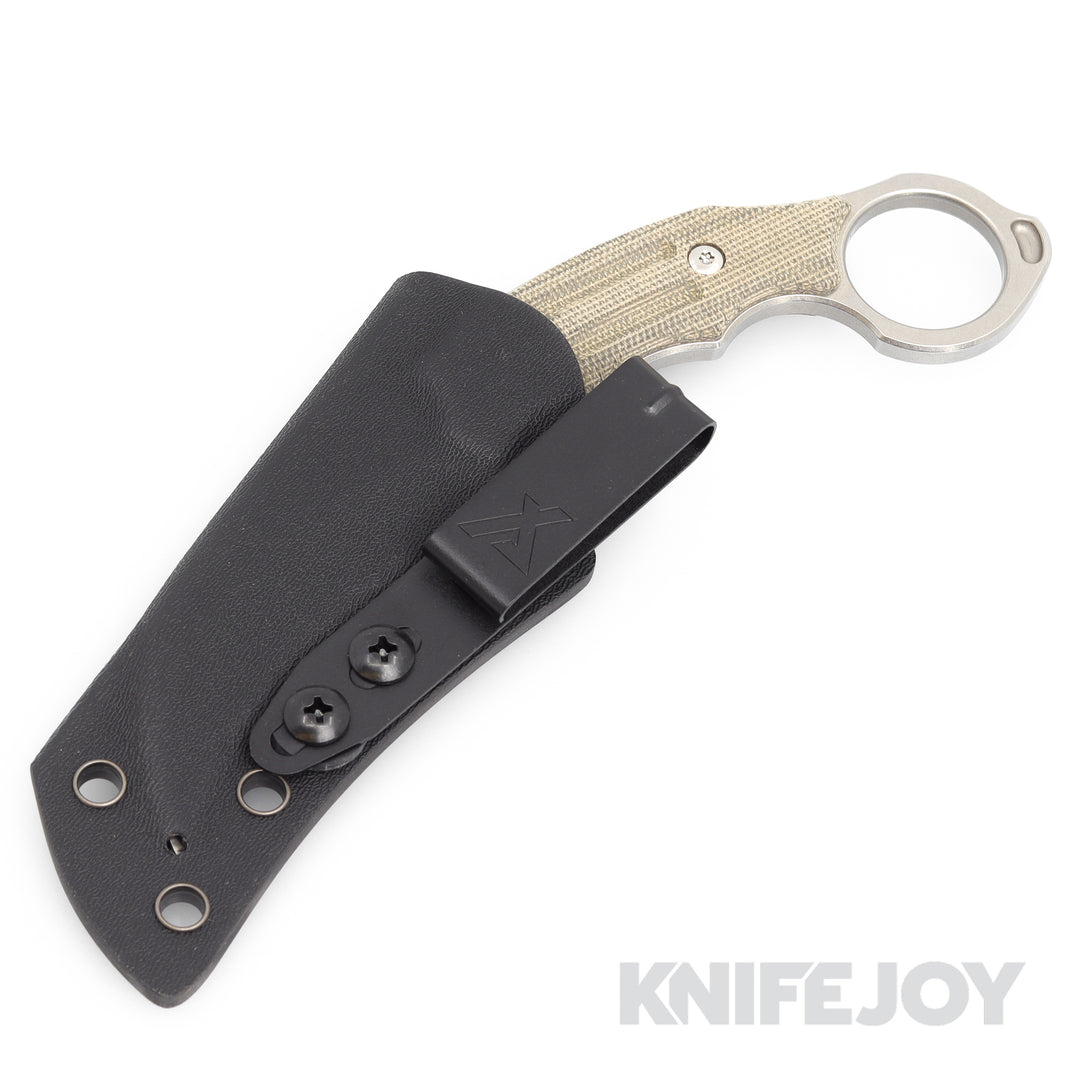 Hoback Knives HOB4224 The Tusk Karambit Fixed Blade Knife CPM