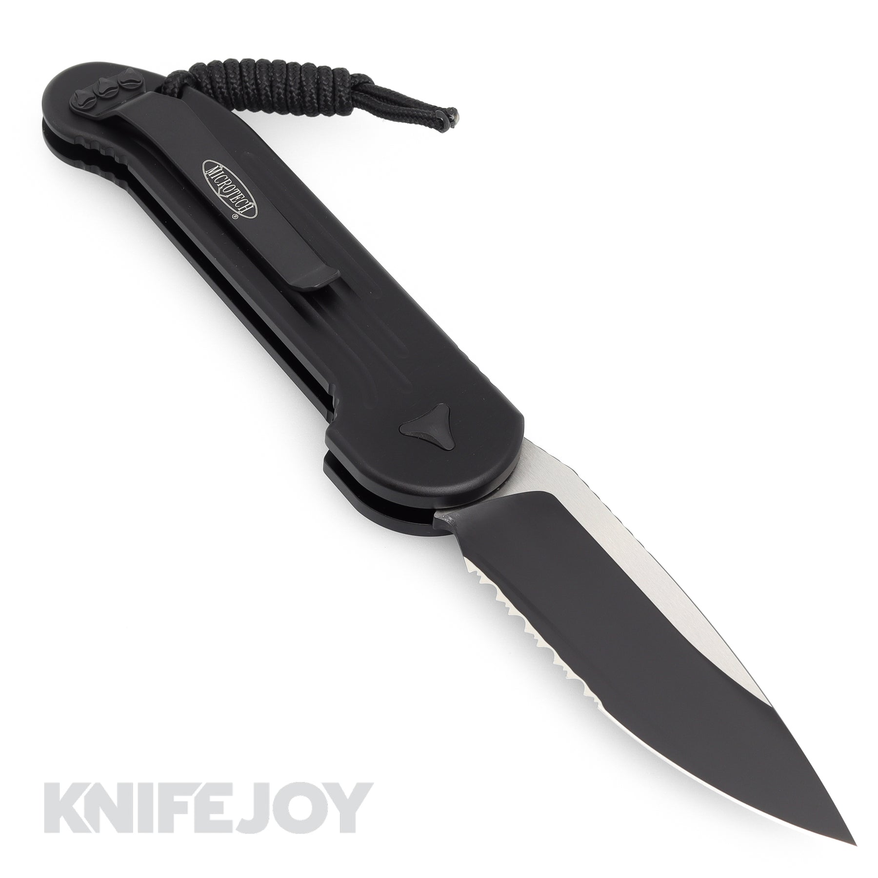 Microtech Landyard MICROTECH 135-2TSF Auto L.U.D.T. Tactical Satin Flats Blade with Black ...