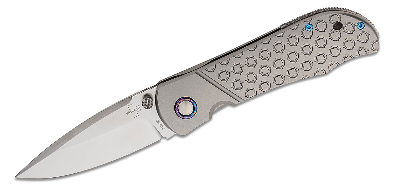 Boker Knives 01BO2023 Plus Collection 2023 Framelock Folder Thumbstud ...