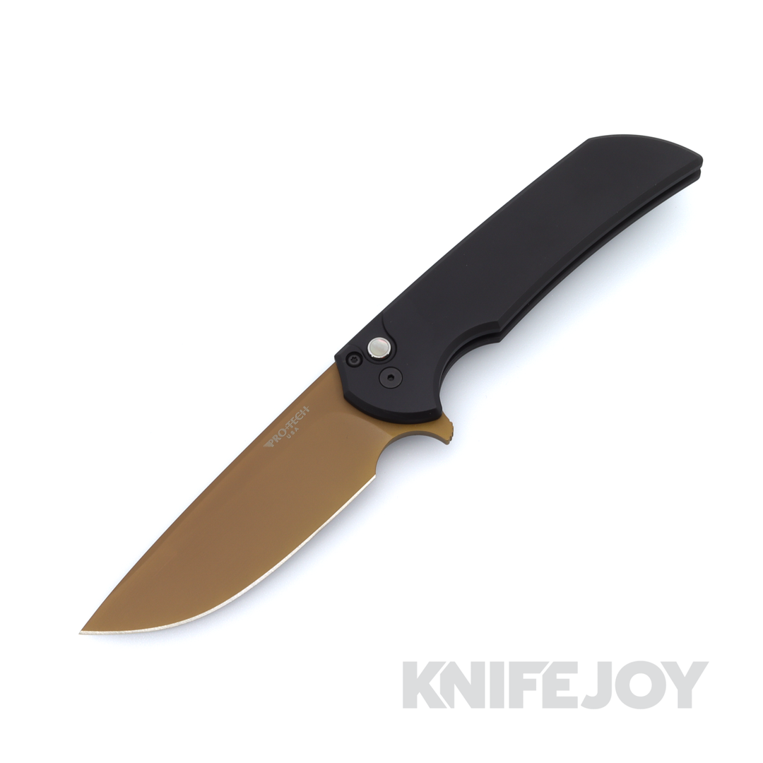 Pro-tech Knives Mordax SHOT Show 2026 Special Tan PVD Magnacut