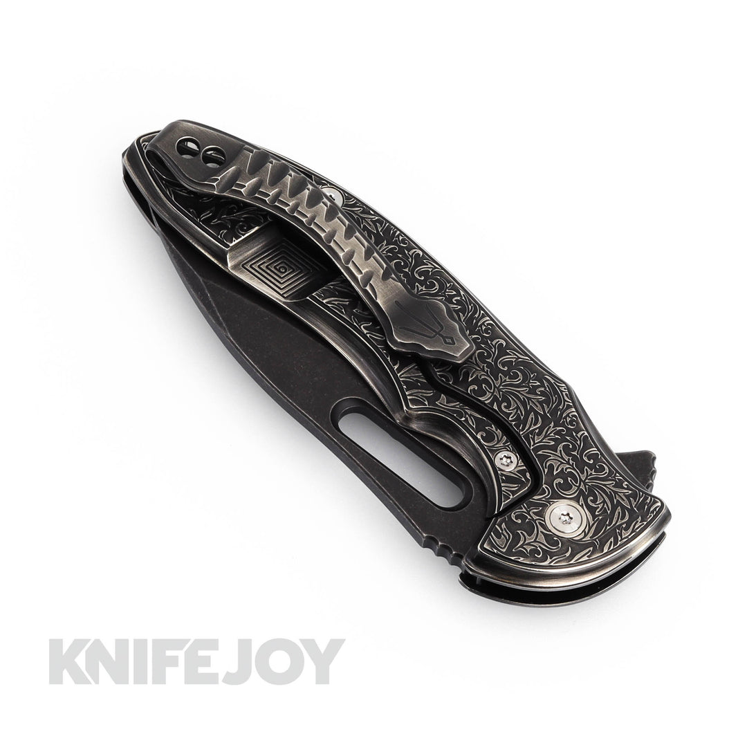 Mechforce Knives Rick Lala Collab Sentry Frame Lock Flipper Knife