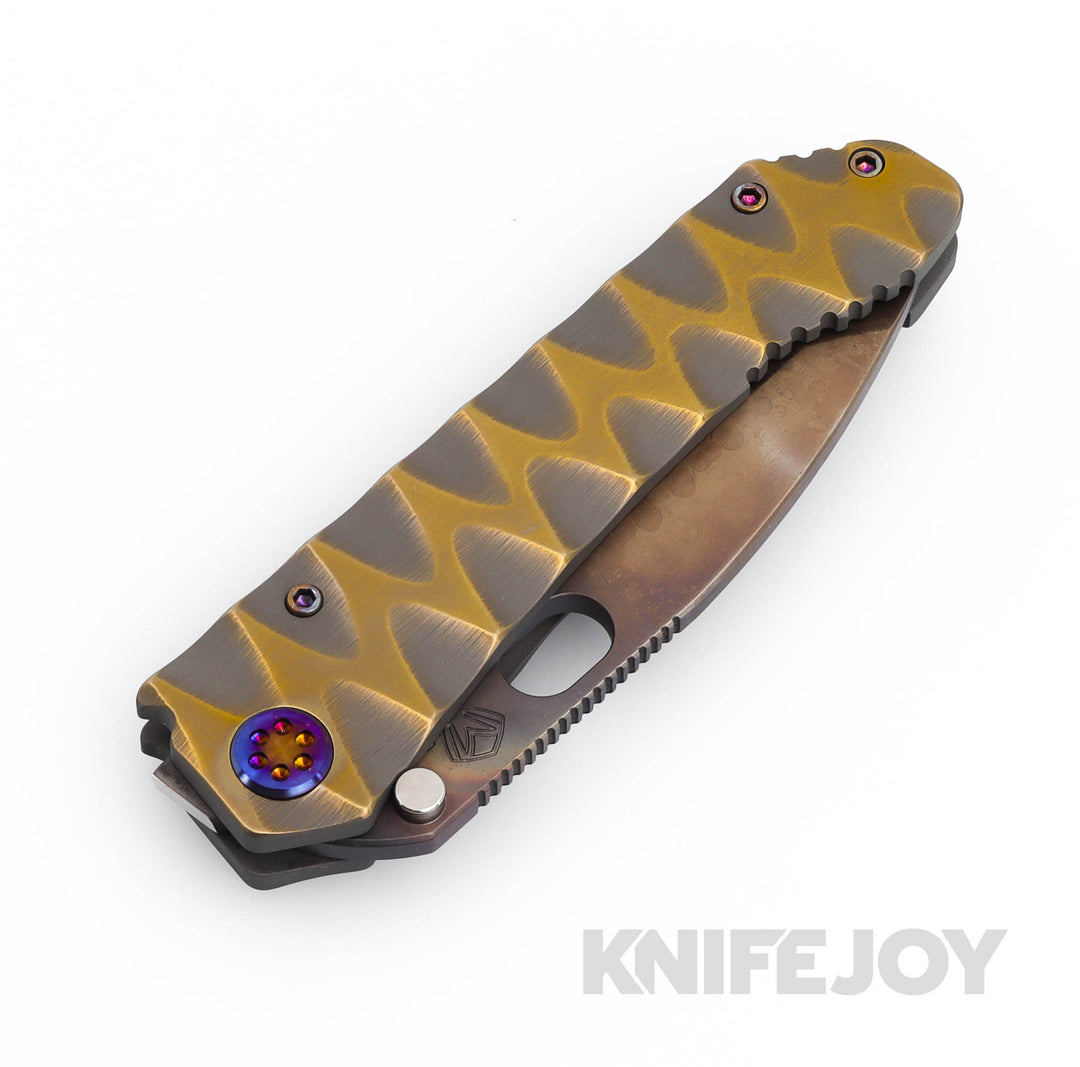 Medford Knives 187 DPT D2 Vulcan Tanto Blade with BB/ Cement