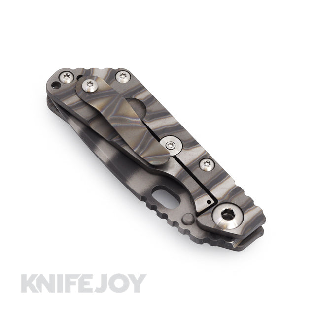 Mick Strider Custom Knives JVA Tiger Stripe Blade with DSS Striped