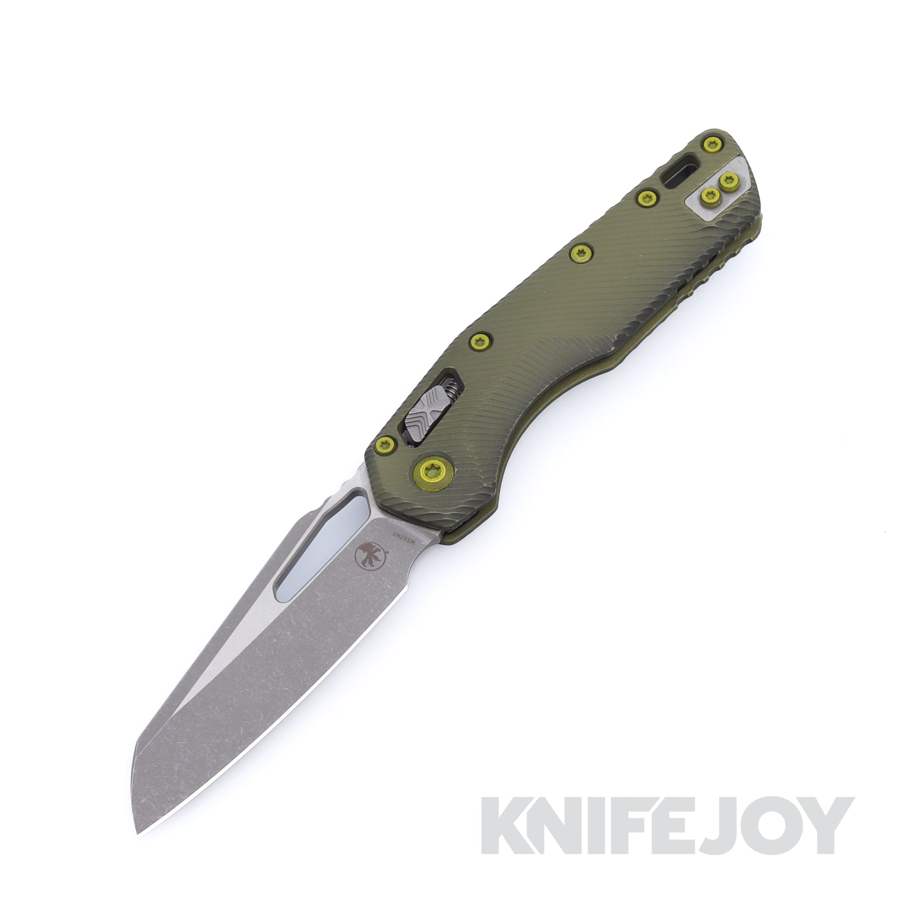 Microtech Limited Edition MICROTECH MSI S/E Fluted Limited Edition Distressed Grenade Green Apoc ...