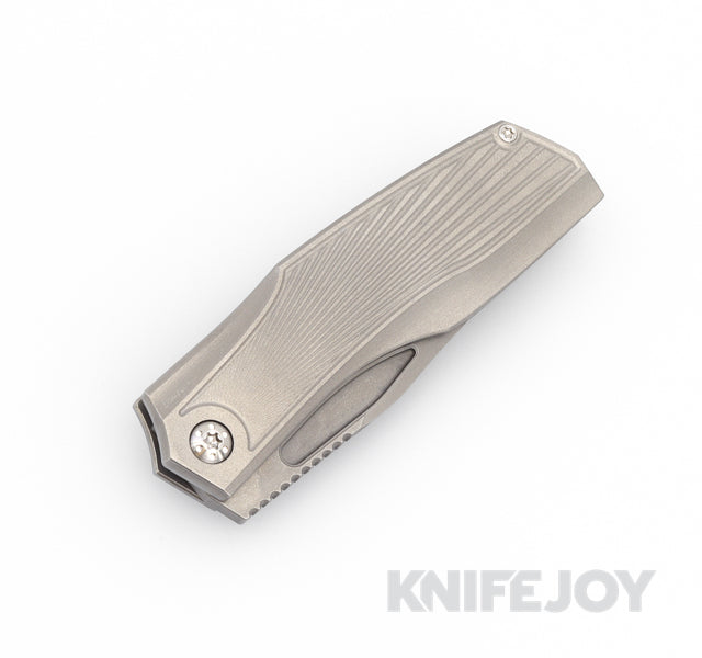 Prince Customs Protean Folder Knife 20CV Blade with Sunburst