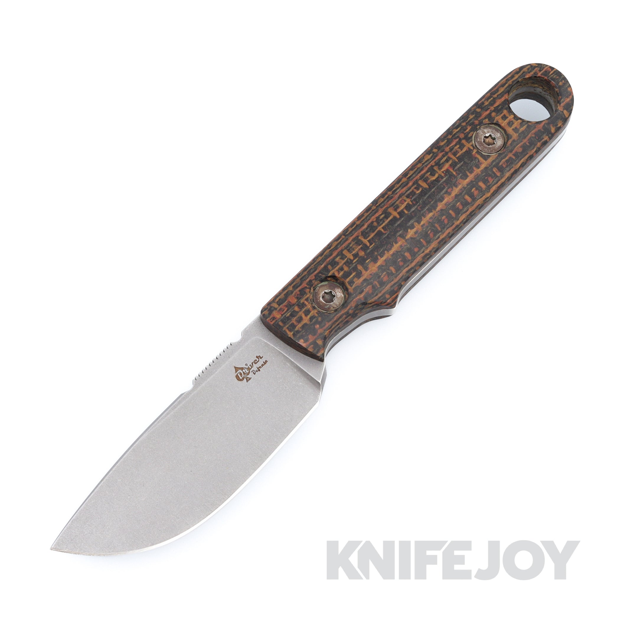 Driver Defense Splinter with Stonewashed Magnacut Fixed Blade and Burl ...