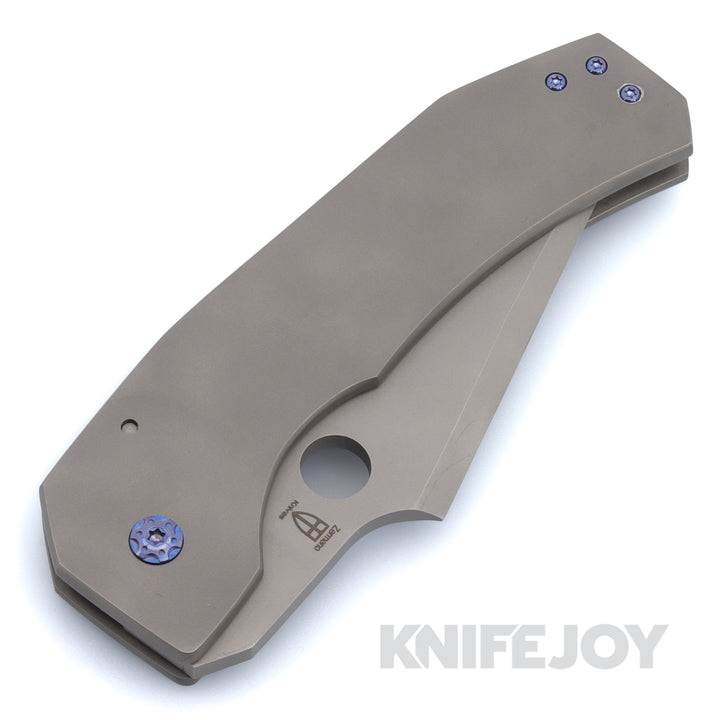 Zermeno Knives Tyr XL Stonewash CPM-154 Blade with Stonewash