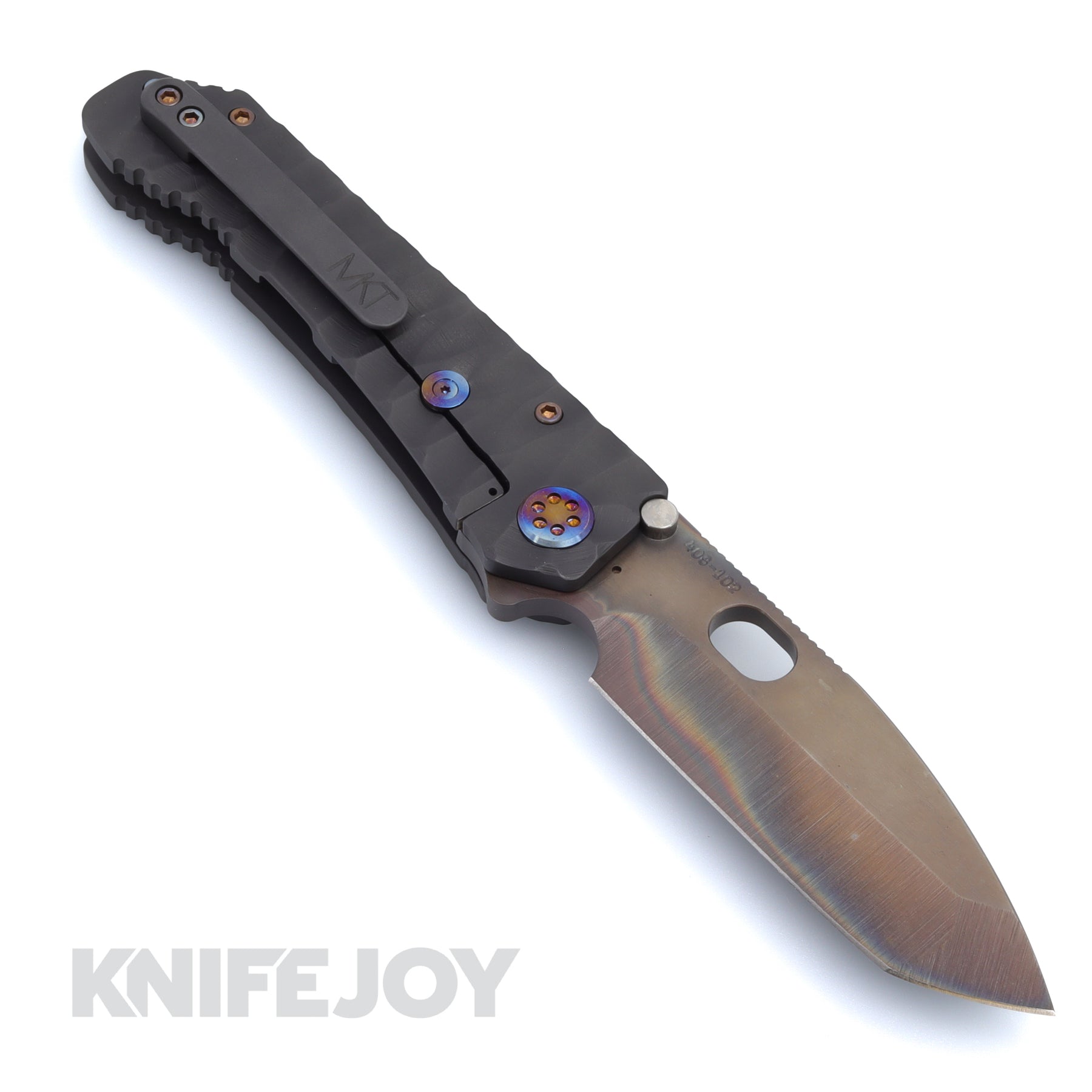 Medford Knives 187 DPT D2 Vulcan Tanto Blade with DLC Predator
