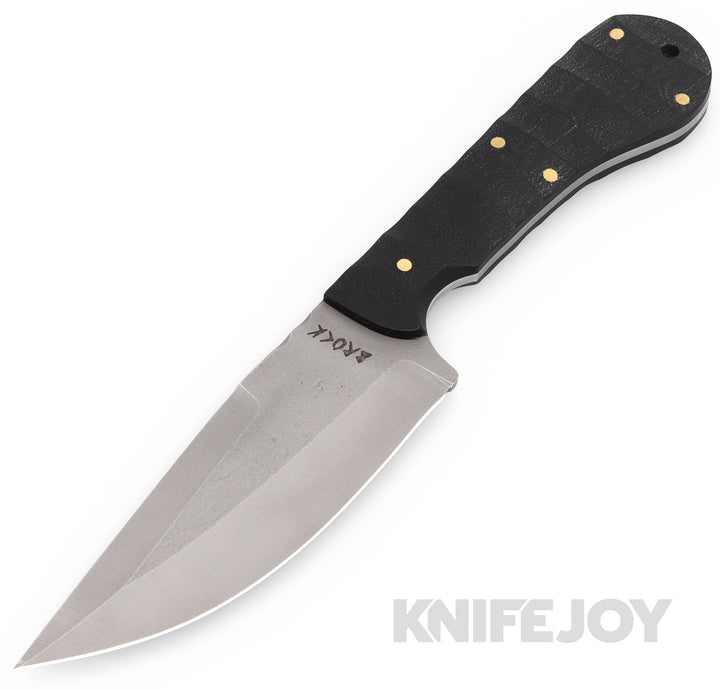 Brock Knives Street Badger Fixed Blade CPM-3V Blade with Black G10