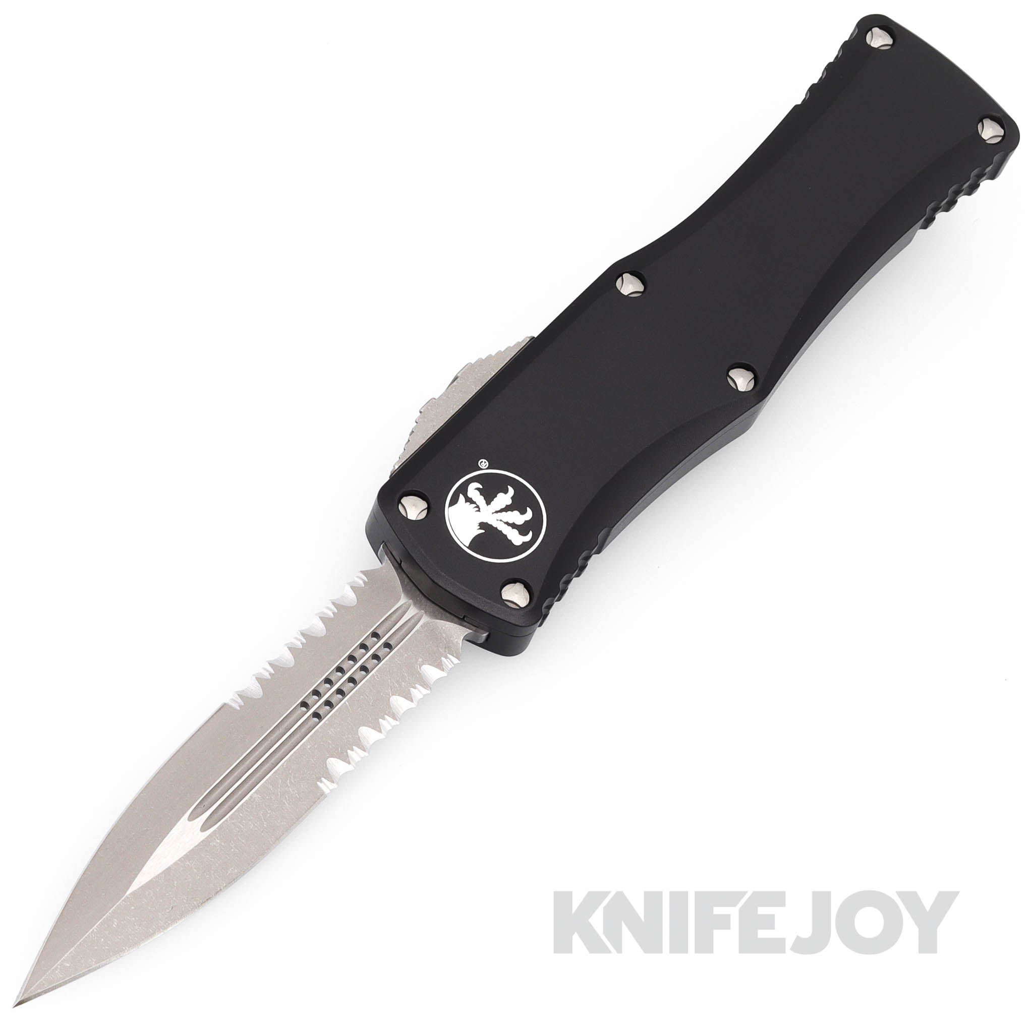 MICROTECH 702-11AP Hera Auto OTF Double Edge Apocalyptic Partially Ser ...