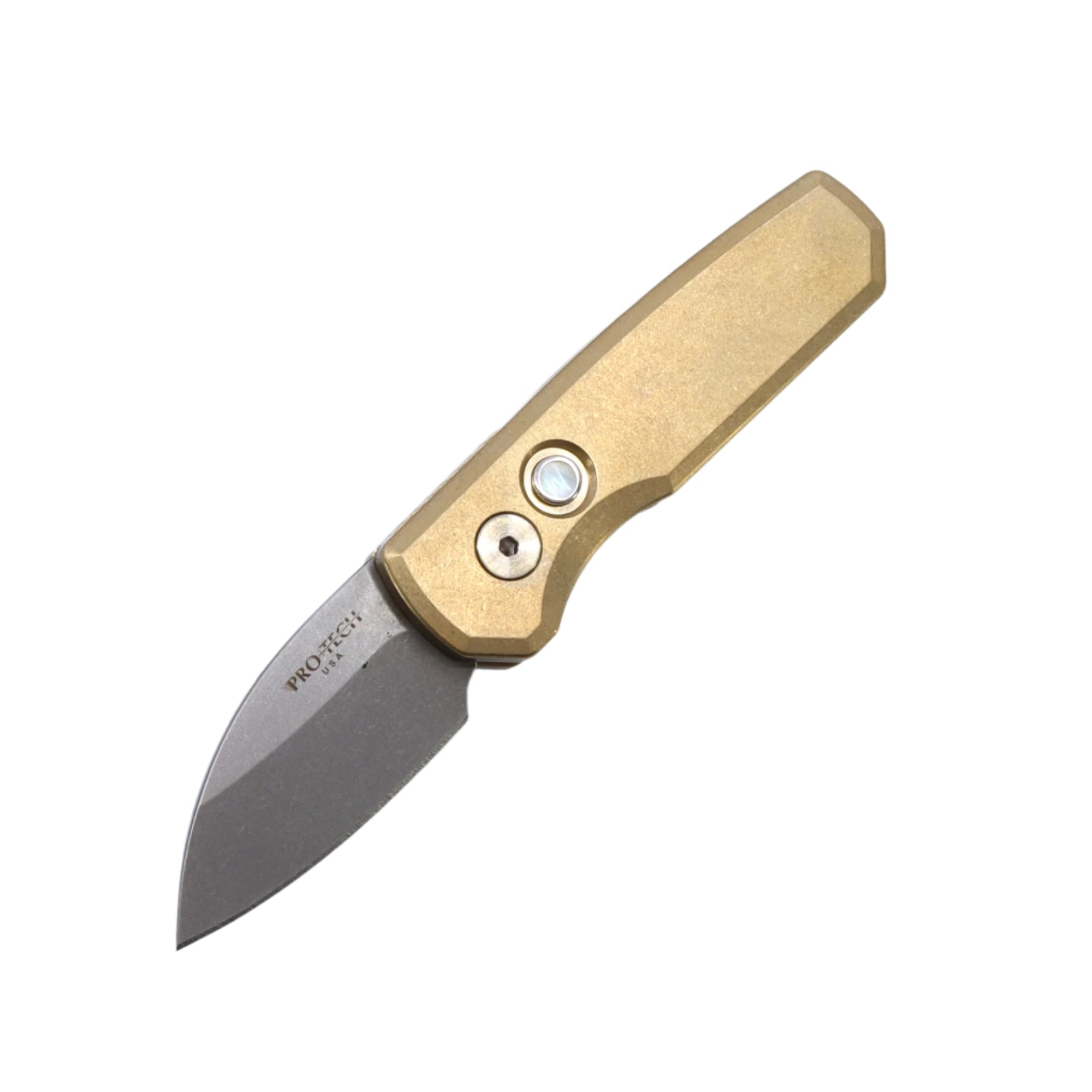 Rpc R5310 Pro-tech Knives R5310 Runt 5 Auto Stonewash Magnacut Wharncliffe Blade ...