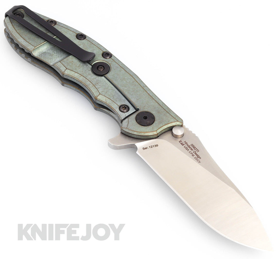 Zero Tolerance ZT 0562TI Rick Hinderer Design CPM-20CV Stonewash