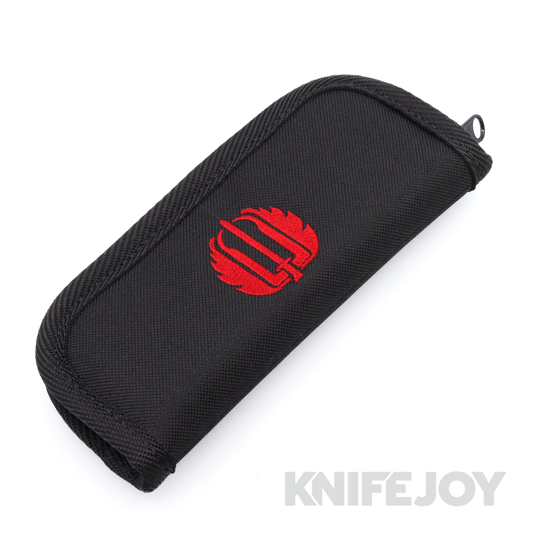 Mick Strider Knives Red Logo on Black Pouch – KnifeJoy