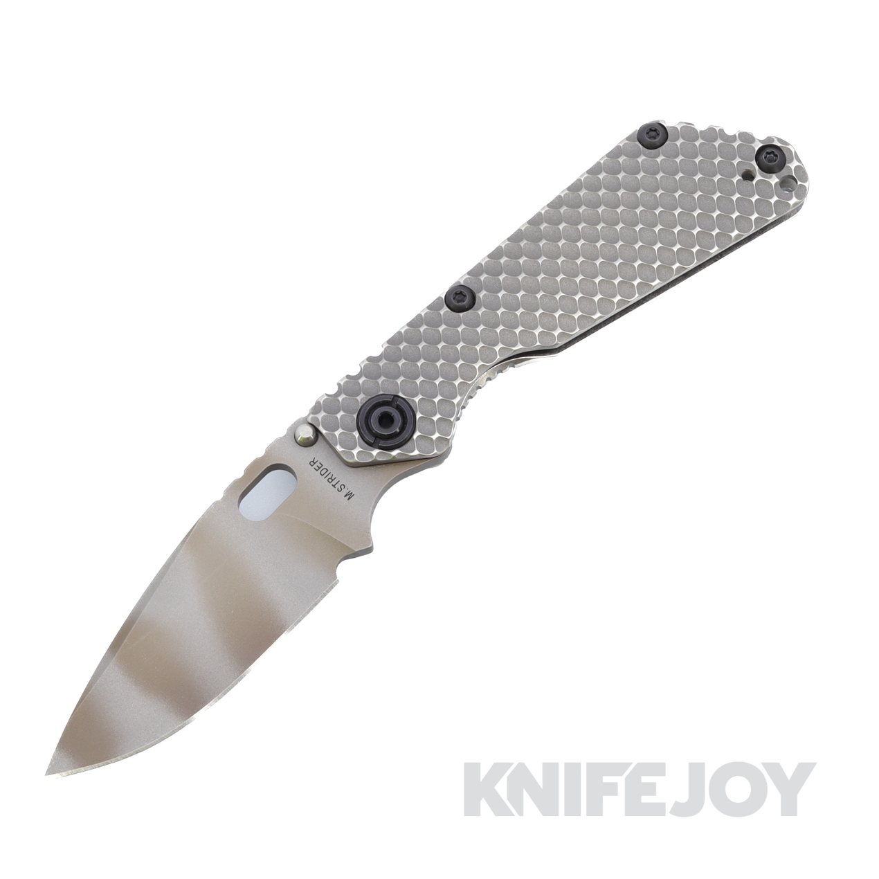 Mick Strider Custom Knives SnG Tiger Stripe Blade with Double Gunner G ...