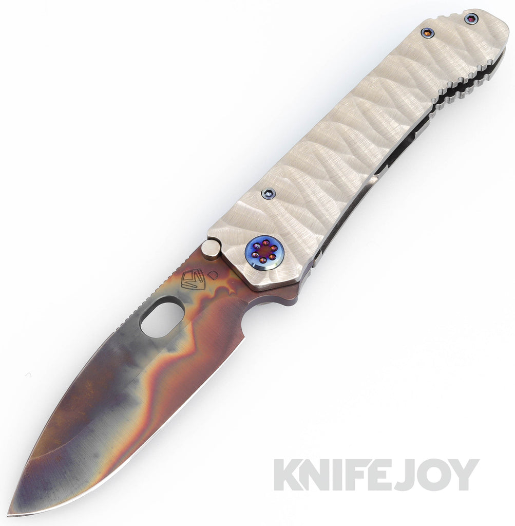Medford Knives 187DP D2 Vulcan Drop Point Blade with Silver