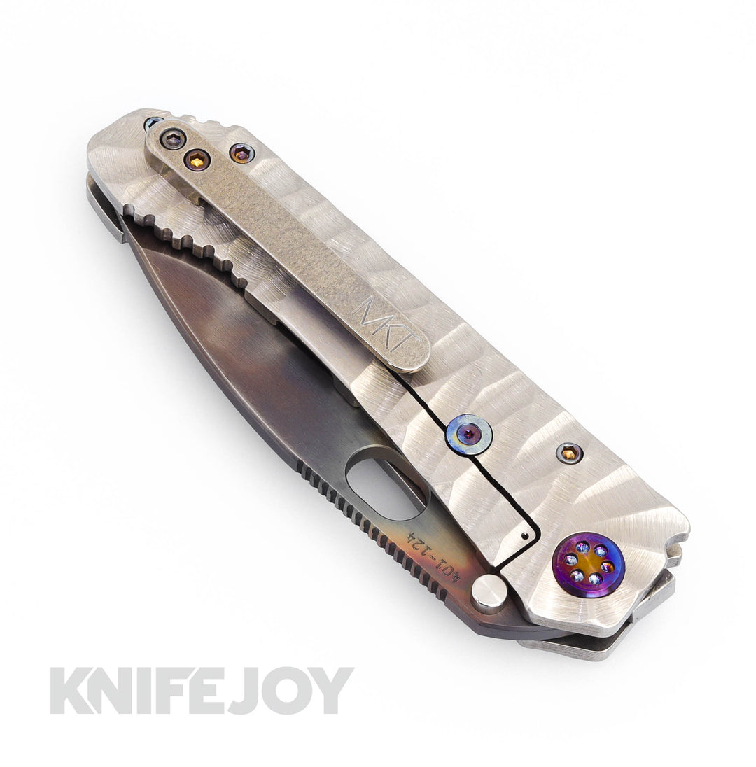 Medford Knives 187DP D2 Vulcan Drop Point Blade with Silver