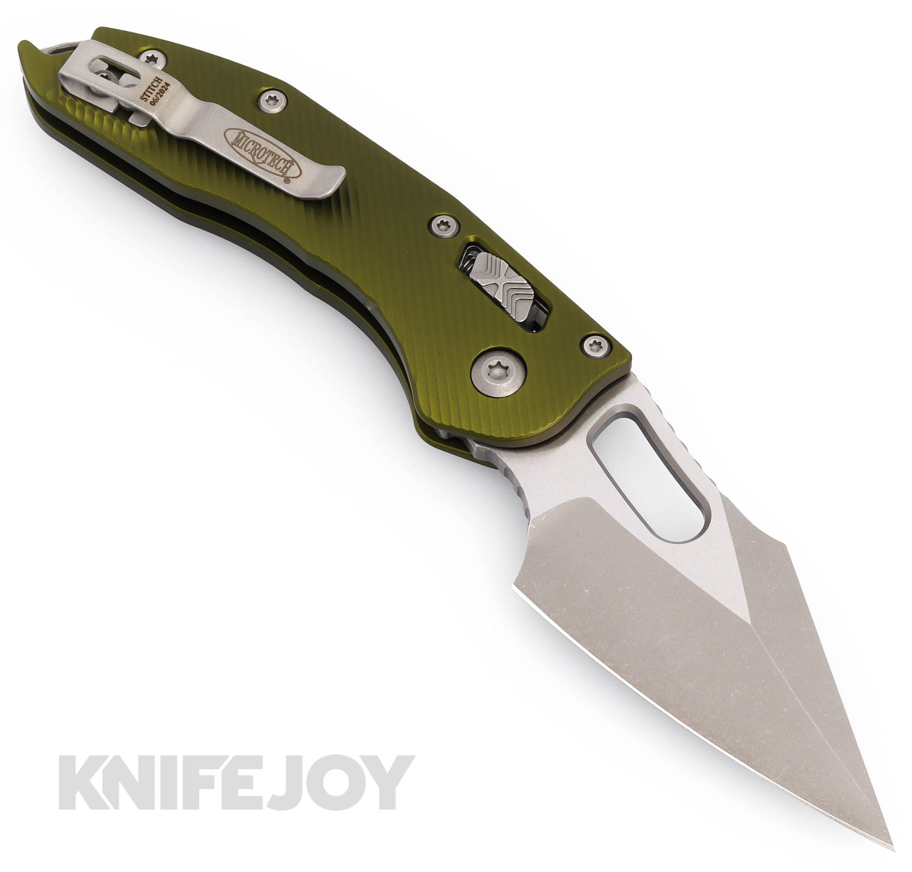 MICROTECH 169RL-10APFLOD Borka Stitch Ramlock Folding Knife Single Edg ...