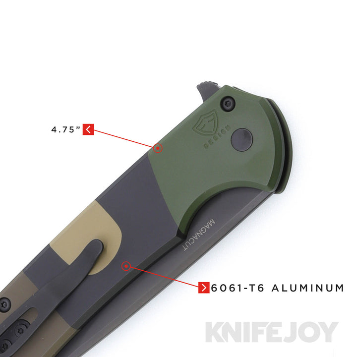 Pro-tech Knives Mordax KnifeJoy Exclusive Black DLC Magnacut Blade wit