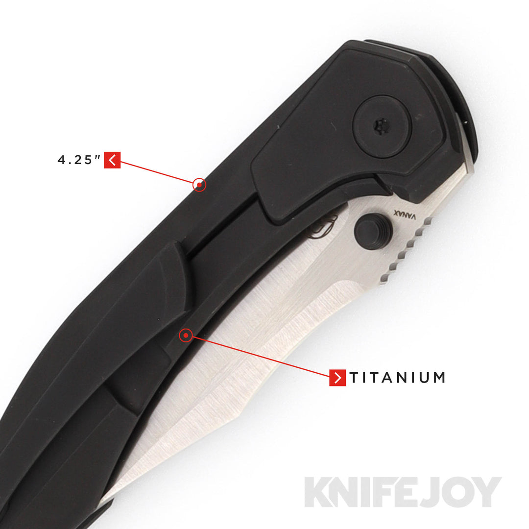 Brian Brown Knives Raptor V3 Vanax Satin Blade with Titanium PVD