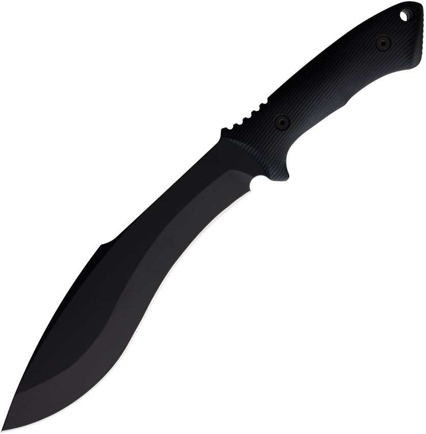 Spartan Blades SBSL006BK Harsey Fighter Fixed Blade Black Powder Coate ...