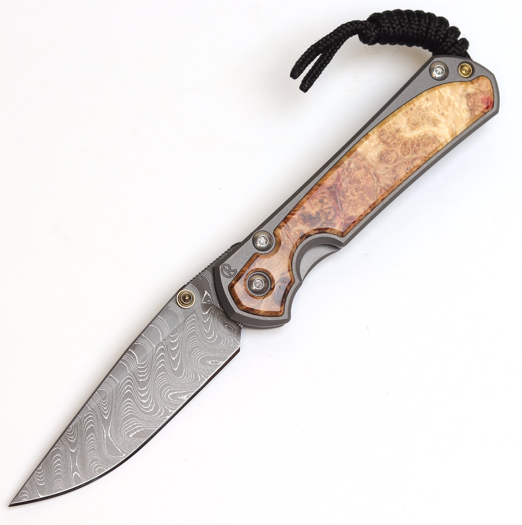 Chris Reeve Knives Small Sebenza 31 Drop Point Boomerang Damascus