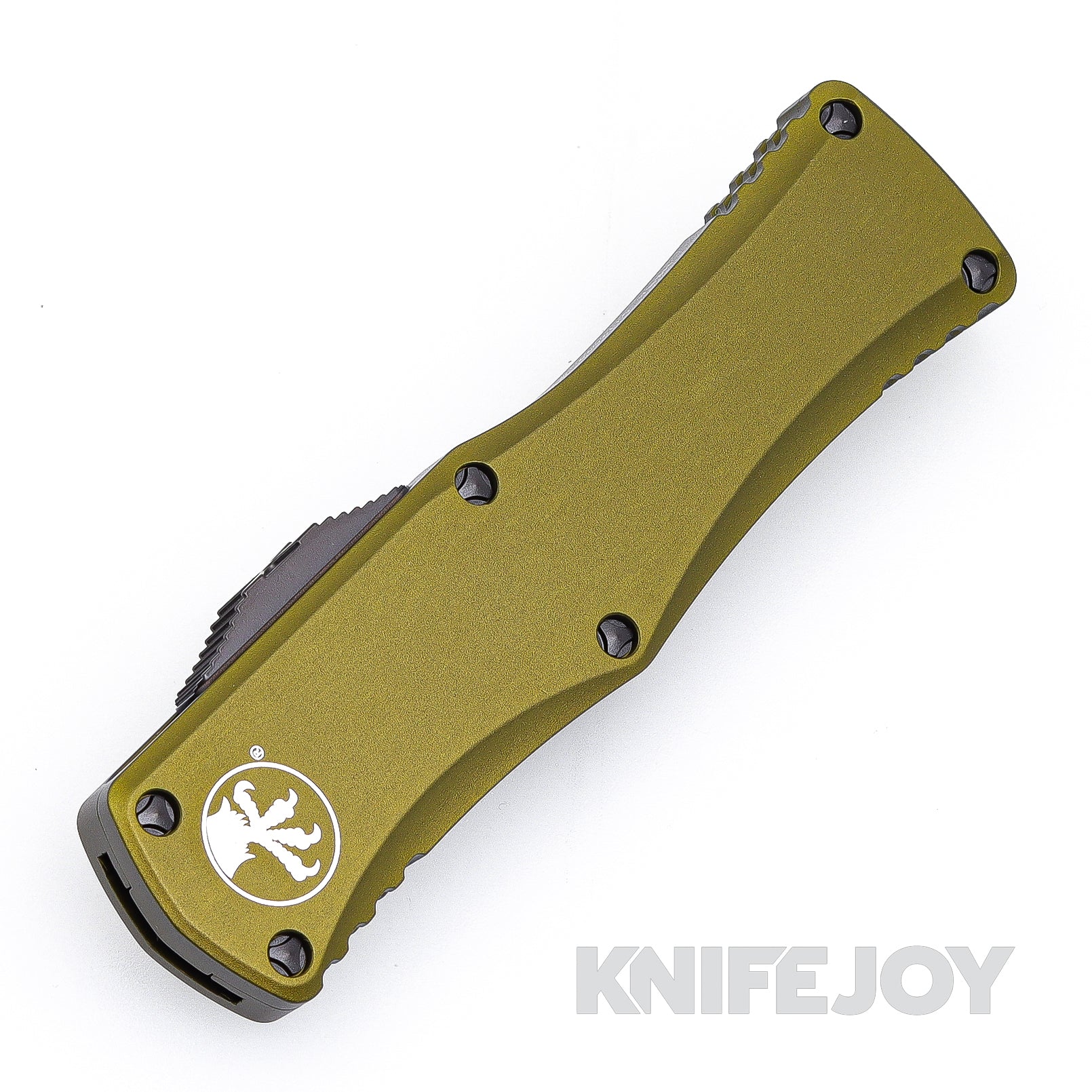 Microtec 702 MICROTECH 702-3OD Hera Auto OTF Double Edge Black Full Serrated Blade ...
