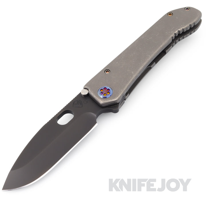Medford Knives 187 DP D2 PVD Blade with Old School Tumbled