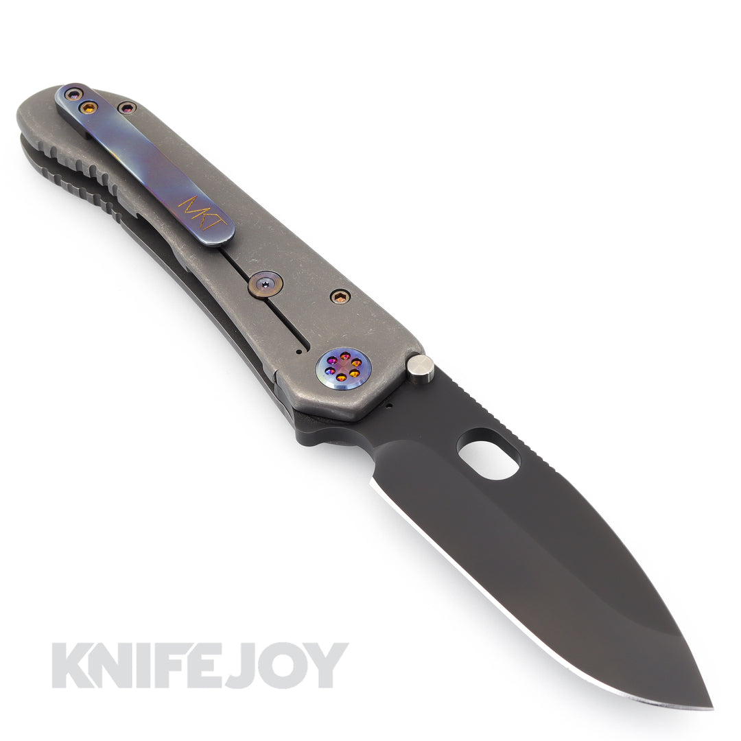 Medford Knives 187 DP D2 PVD Blade with Old School Tumbled