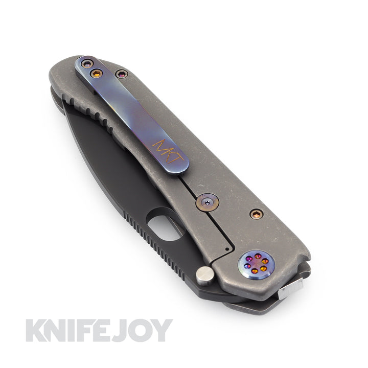 Medford Knives 187 DP D2 PVD Blade with Old School Tumbled