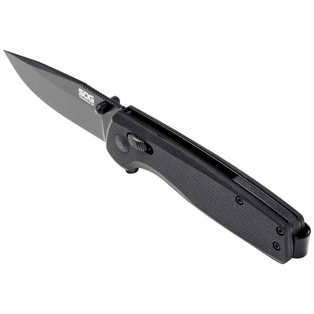 SOG TM1027-CP Terminus XR Folder with Black Tini G10 Handles