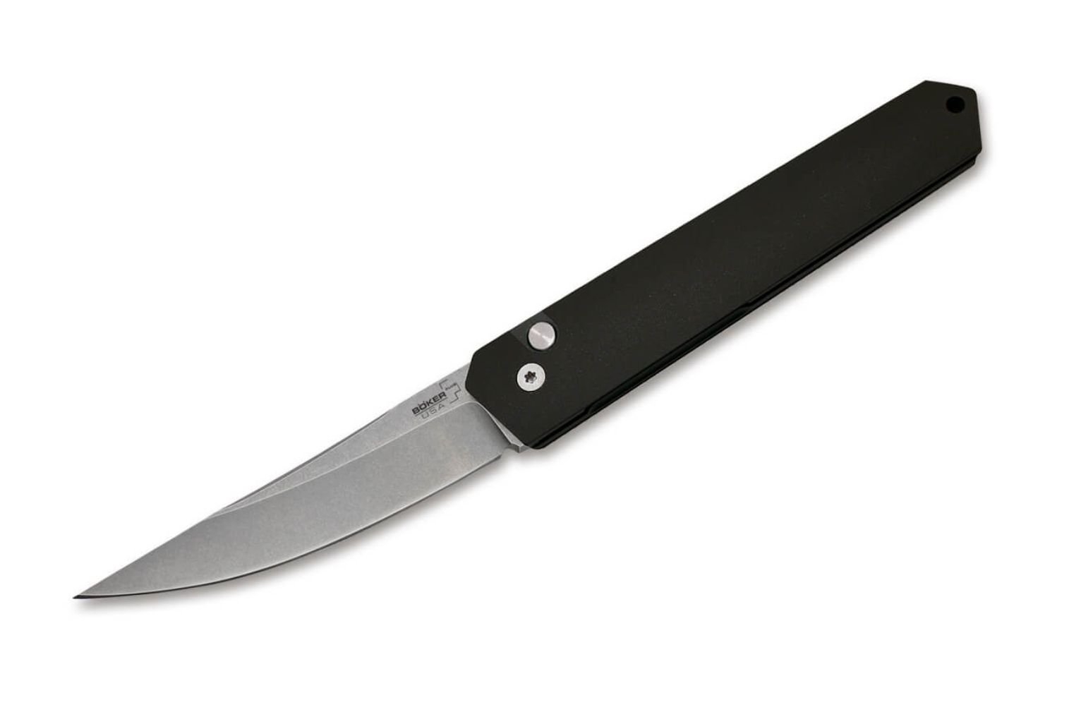Boker Knives Boker Plus 06EX291 Kwaiken Auto Black Handle Knife (Burnl