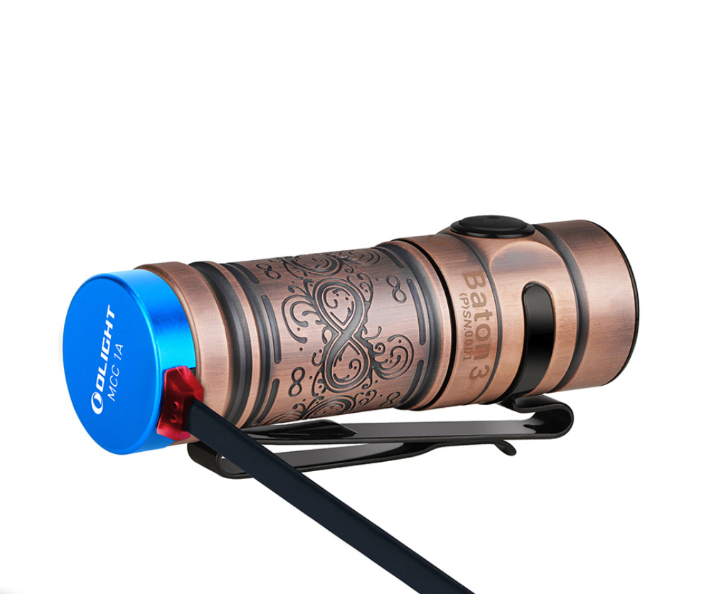 Olight BATON3KITETNCU Baton 3 Titanium/ Copper Premium Olight BATON3KITETNCU Baton 3 Titanium/ Copper Premium