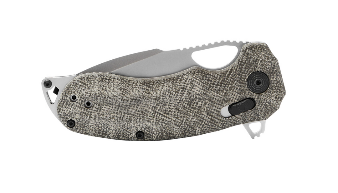 SOG 12-27-01-57 Kiku XR Natural Linen Micarta Knife – KnifeJoy