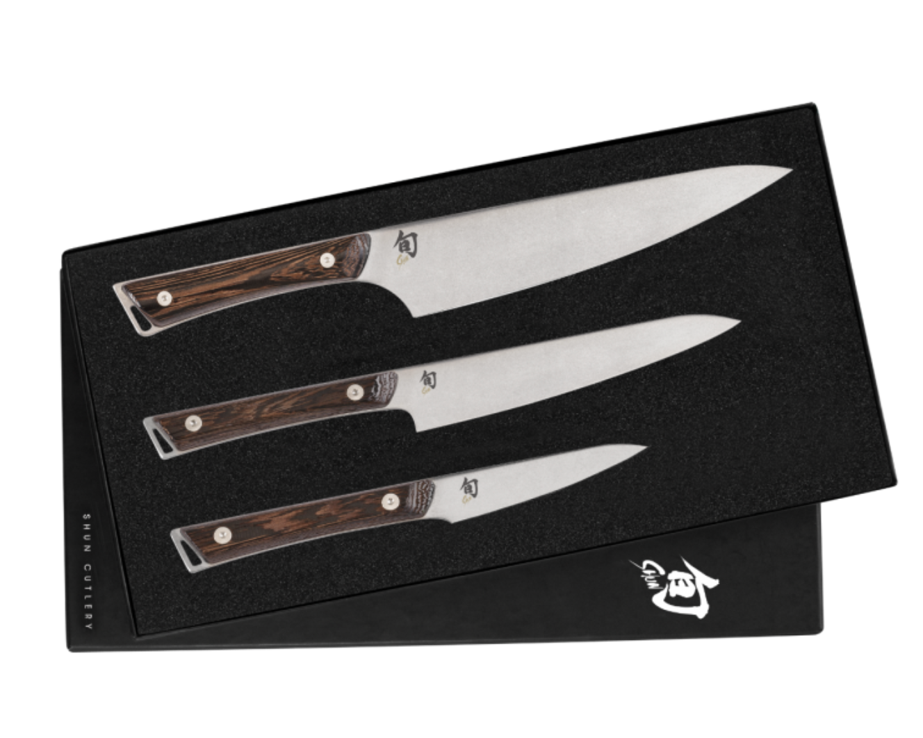Shun Cutlery SWTS0351 Kanso 3PC Starter Knife Set KnifeJoy