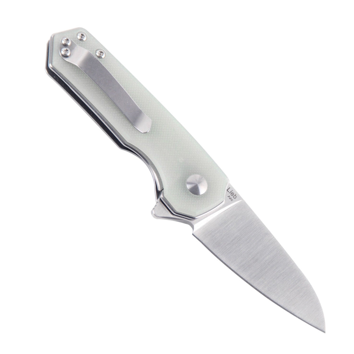 Kizer V2541N2 Lieb Folding Flipper Translucent Green G10 Knife KnifeJoy